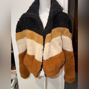 LA Hearts Black Sherpa Jacket